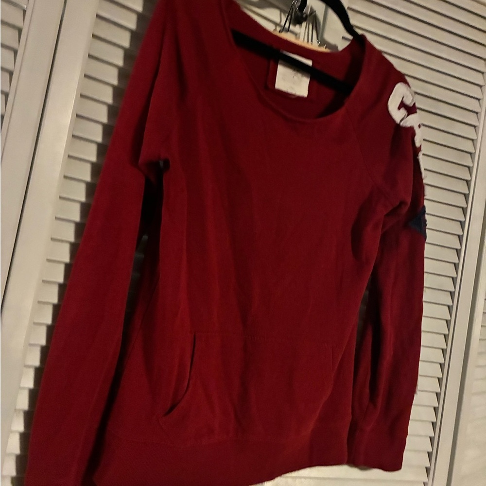 Red Long Sleeve Cali Love Sweatshirt